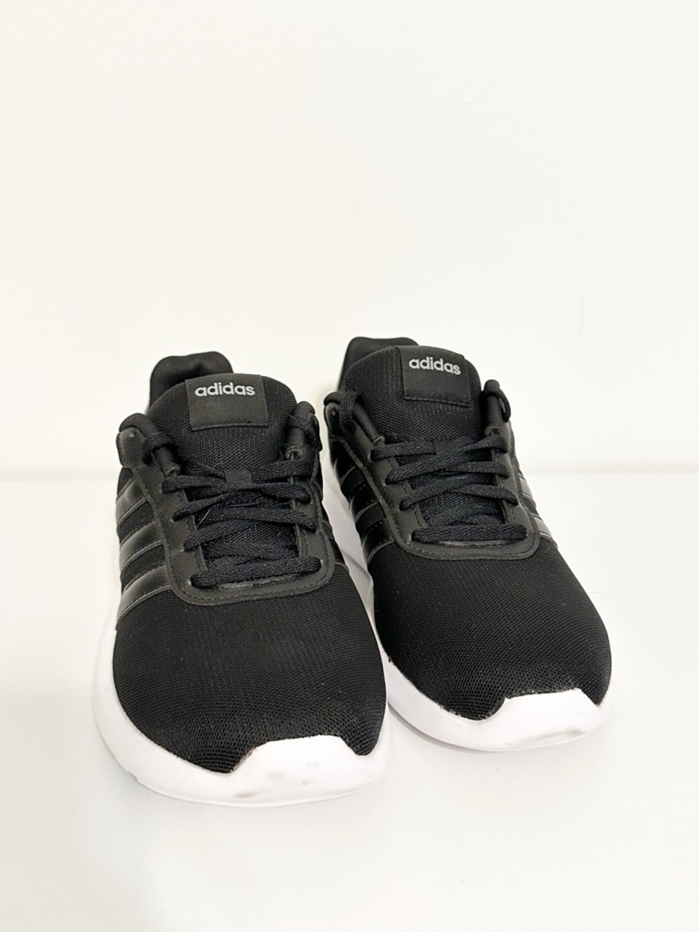 Adidas Lite Racer 3.0 Men's Running Shoes - Black/White - Size 7.5 - Picture 3 of 10